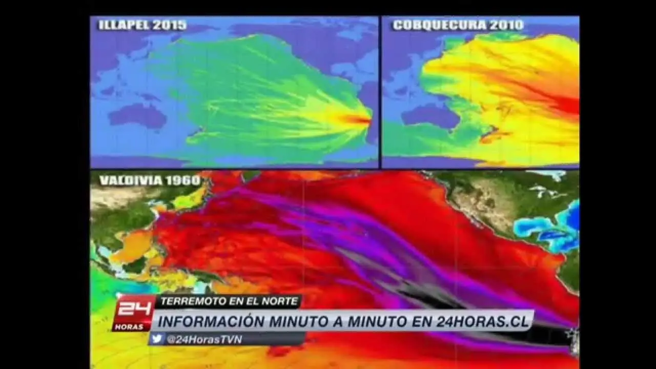 chile tsunami grafica - Alguna vez un tsunami golpeó a Chile