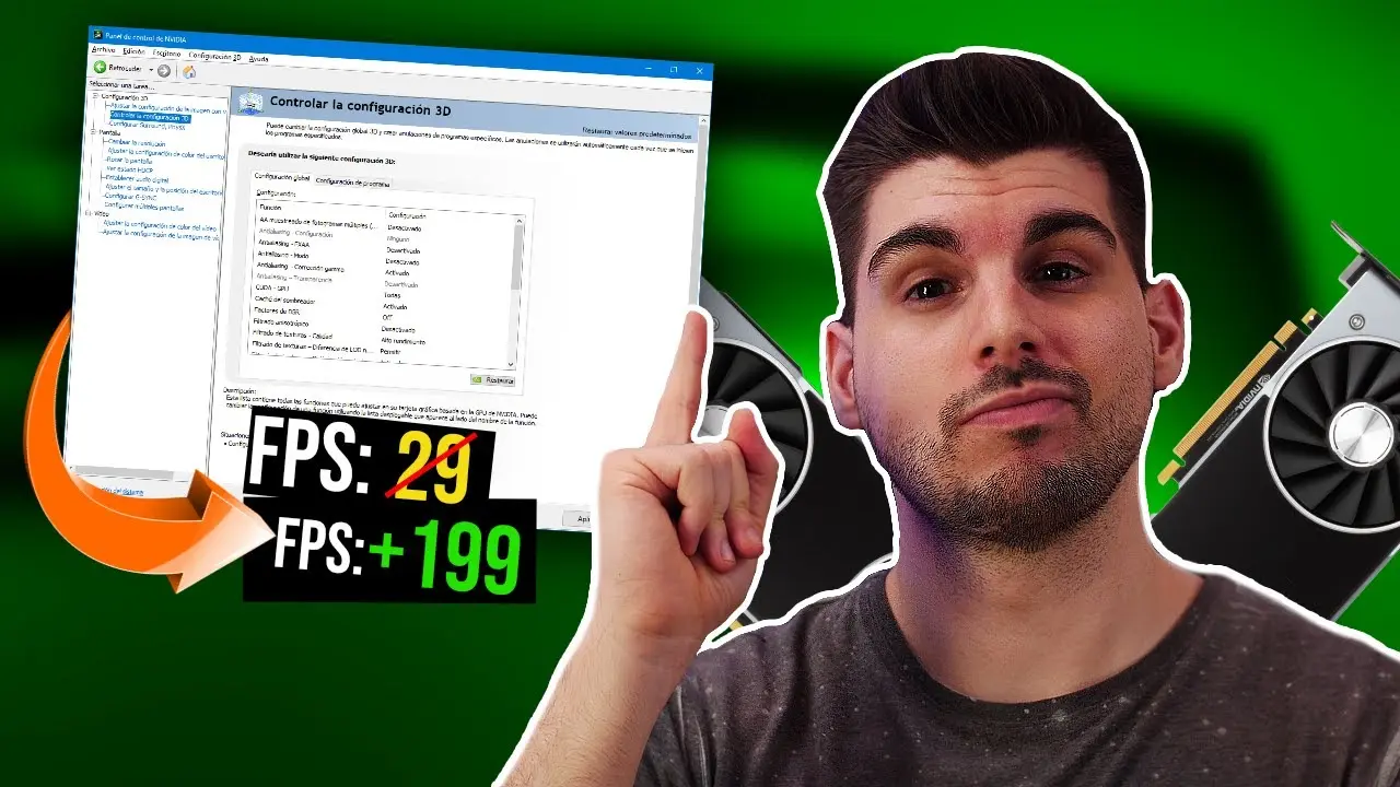aumentar rendimiento tarjeta grafica nvidia - Cómo acelerar NVIDIA