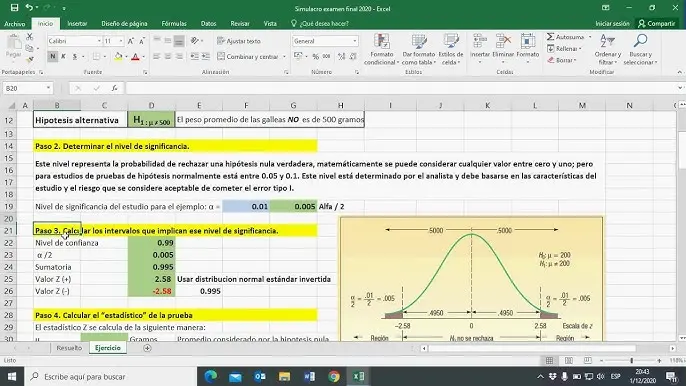 como hacer grafica de prueba de hipotesis en excel - Cómo activar el análisis de hipótesis en Excel