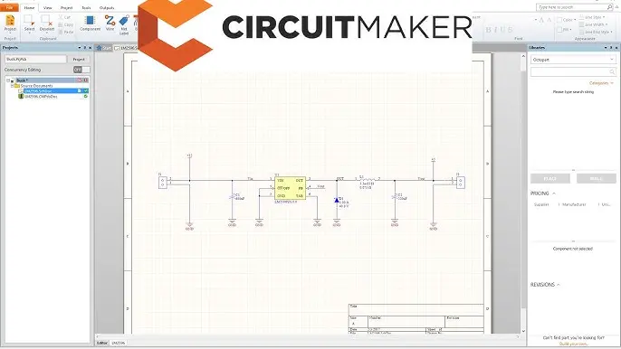 como obtener una grafica en circuitmaker - Cómo agregar componentes en circuitmaker