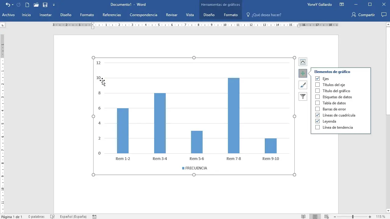 como rellenar una grafica en word - Cómo aplicar relleno en Word