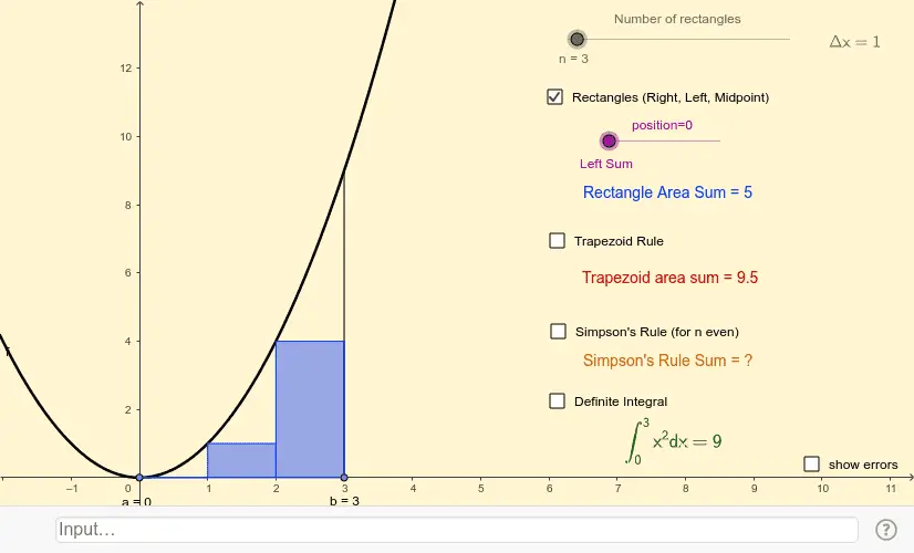 aproximar grafica integral geogebra - Cómo aproximar en GeoGebra