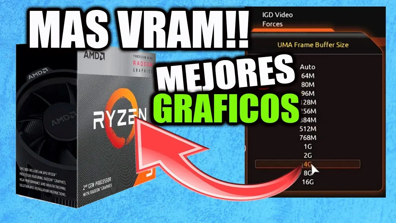 aumentar memoria grafica amd - Cómo aumentar la memoria gráfica total disponible