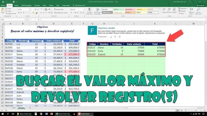 como buscar un valor en una grafica de excel - Cómo buscar un dato dentro de una tabla en Excel