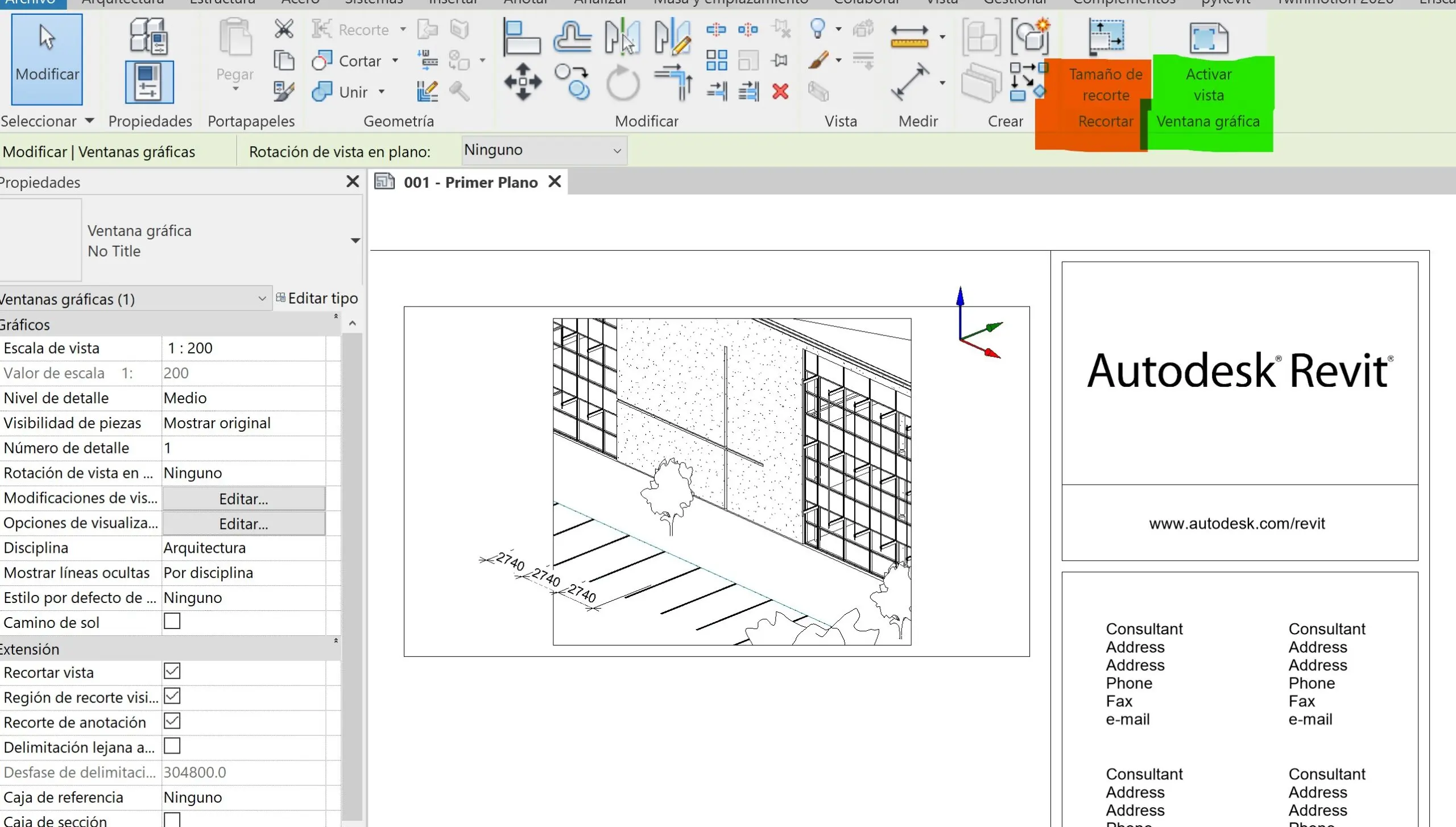 cambiar el tamaño de una ventana grafica en revit - Cómo cambiar el tamaño de la ventana gráfica en una hoja de Revit