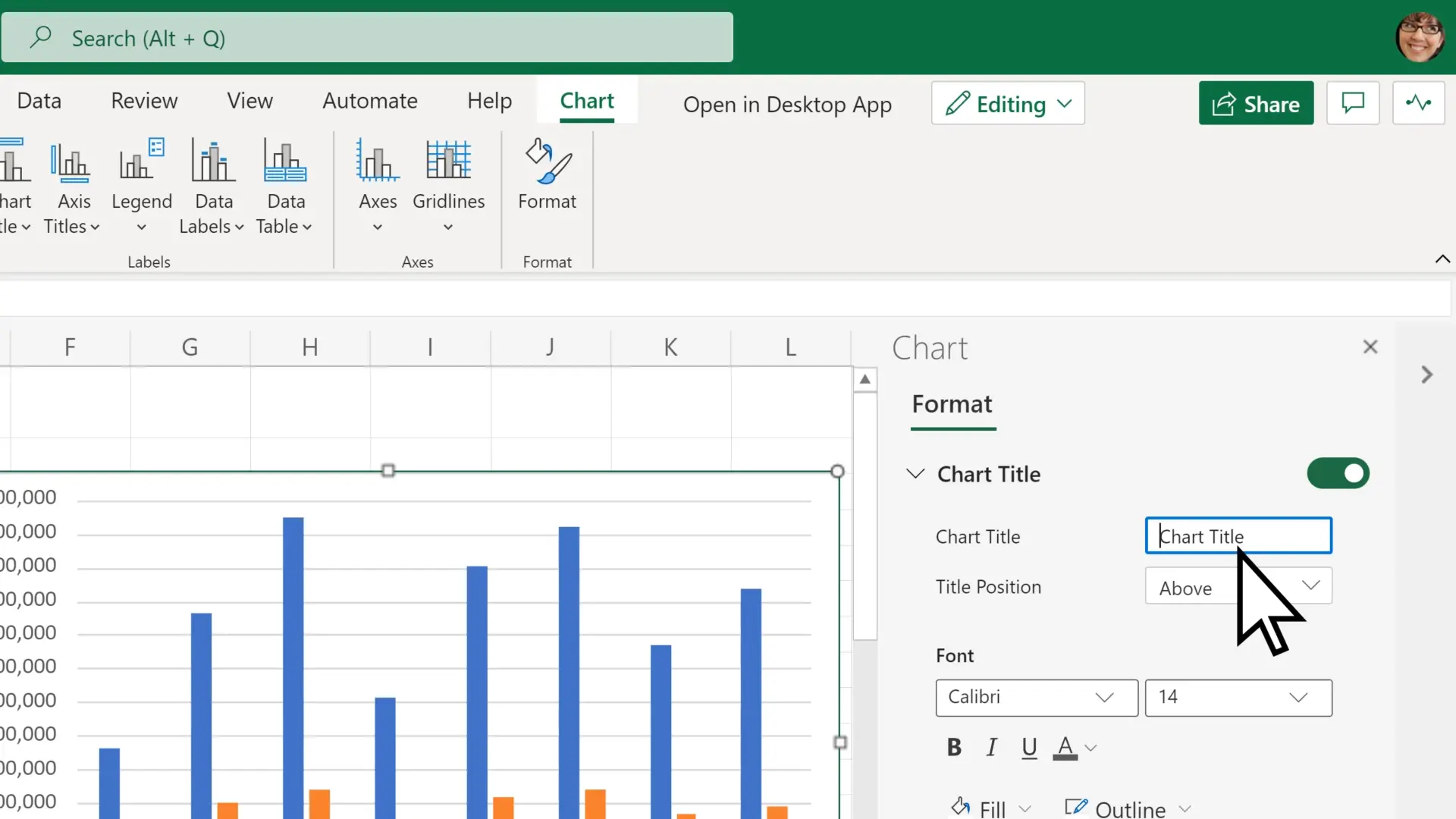 como cambiar los titulos de una grafica en excel - Cómo cambiar el título de un gráfico en Excel