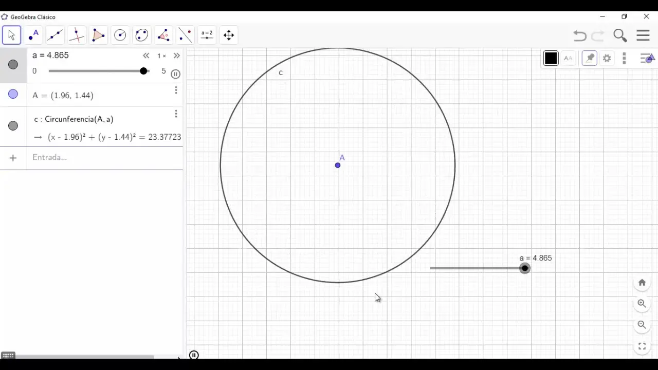 como ponemos la grafica del geogebra en pi - Cómo cambiar GeoGebra a Pi