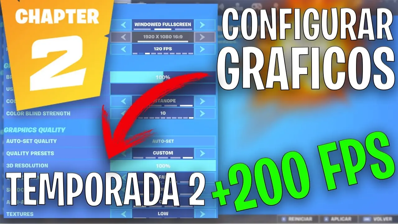 como bajar calidad grafica de fortnite pc - Cómo cambiar la gráfica en Fortnite