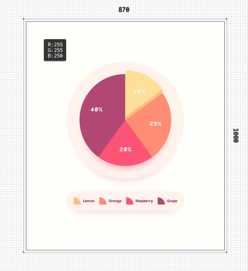 como darle color a una grafica de tarta en ilustrator - Cómo colorear un gráfico circular en Illustrator