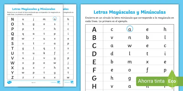 actividades para pasar palabras de imprenta mayuscula a minuscula - Cómo convertir mayúsculas a minúsculas en Word con el teclado