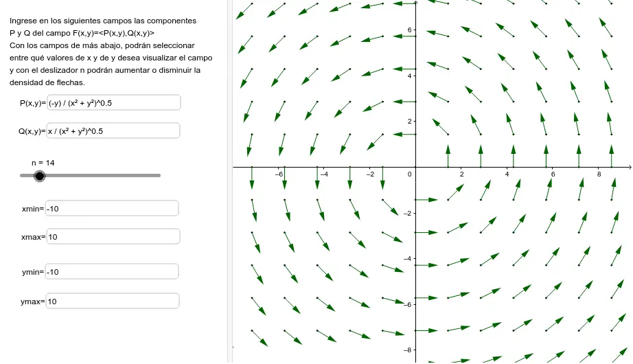 como se grafica un campo vectorial - Cómo dibujo un campo vectorial