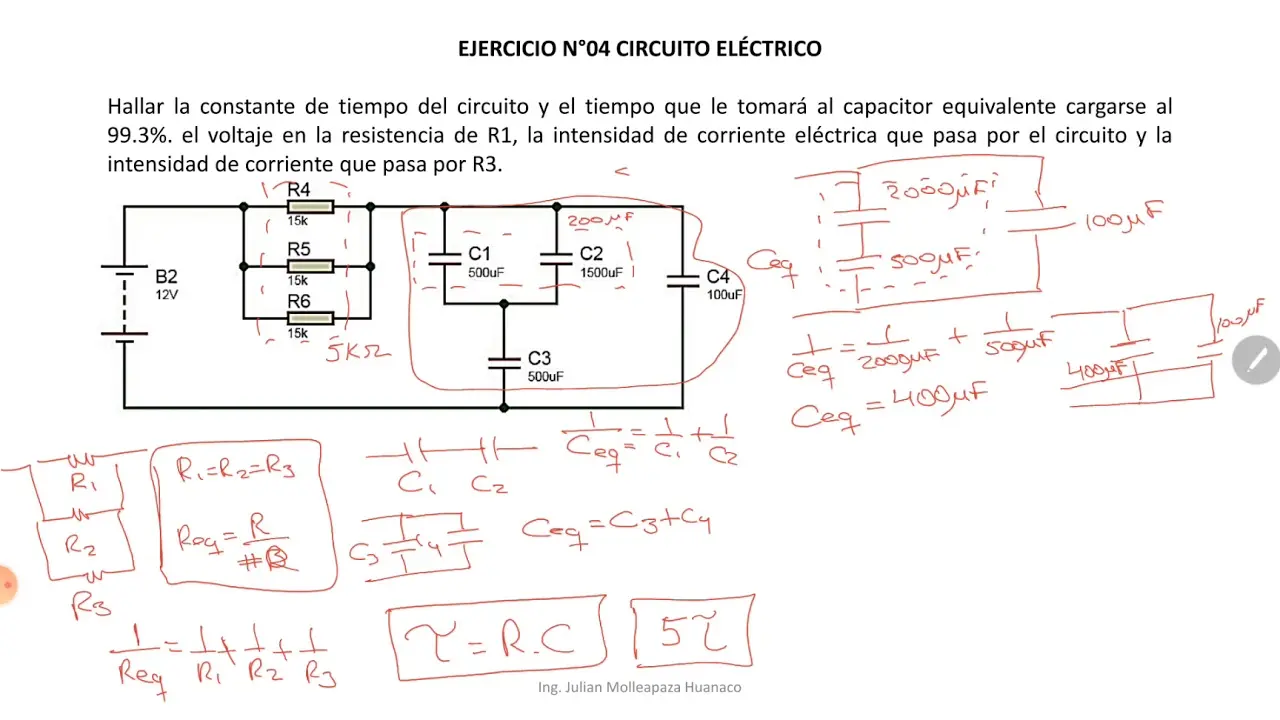 como calcular la constante de tiempo de un circuito grafica - Cómo encontrar la constante de tiempo gráficamente