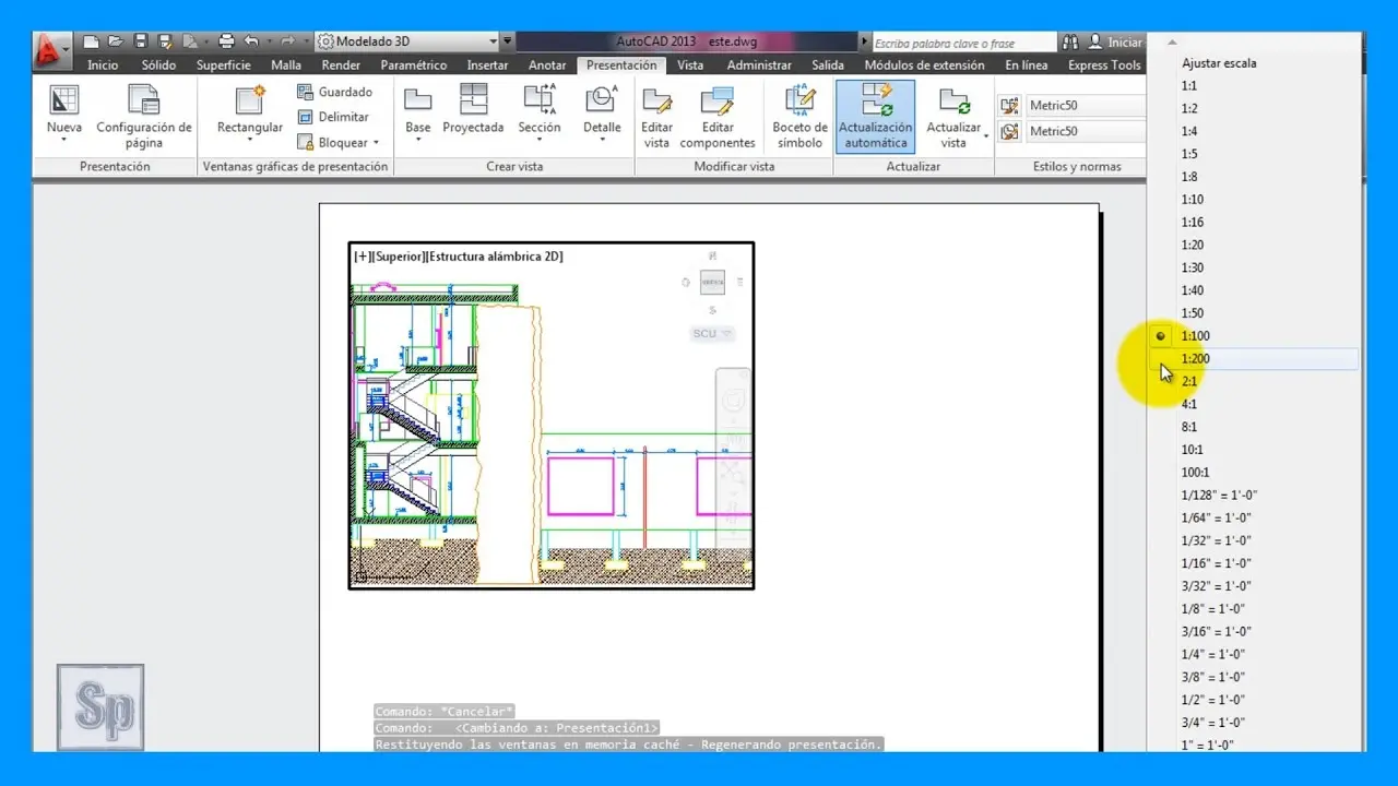 como escalar conv entana grafica - Cómo escalar la ventana gráfica en Autocad