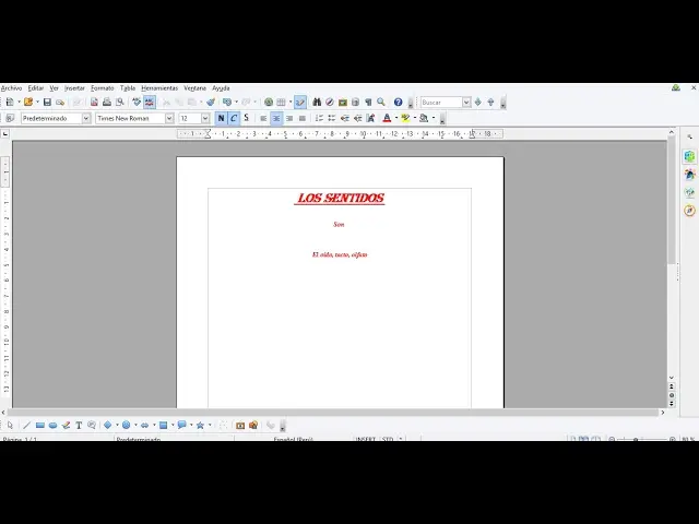 escribir en imprenta con openoffice - Cómo escribir en Open Office