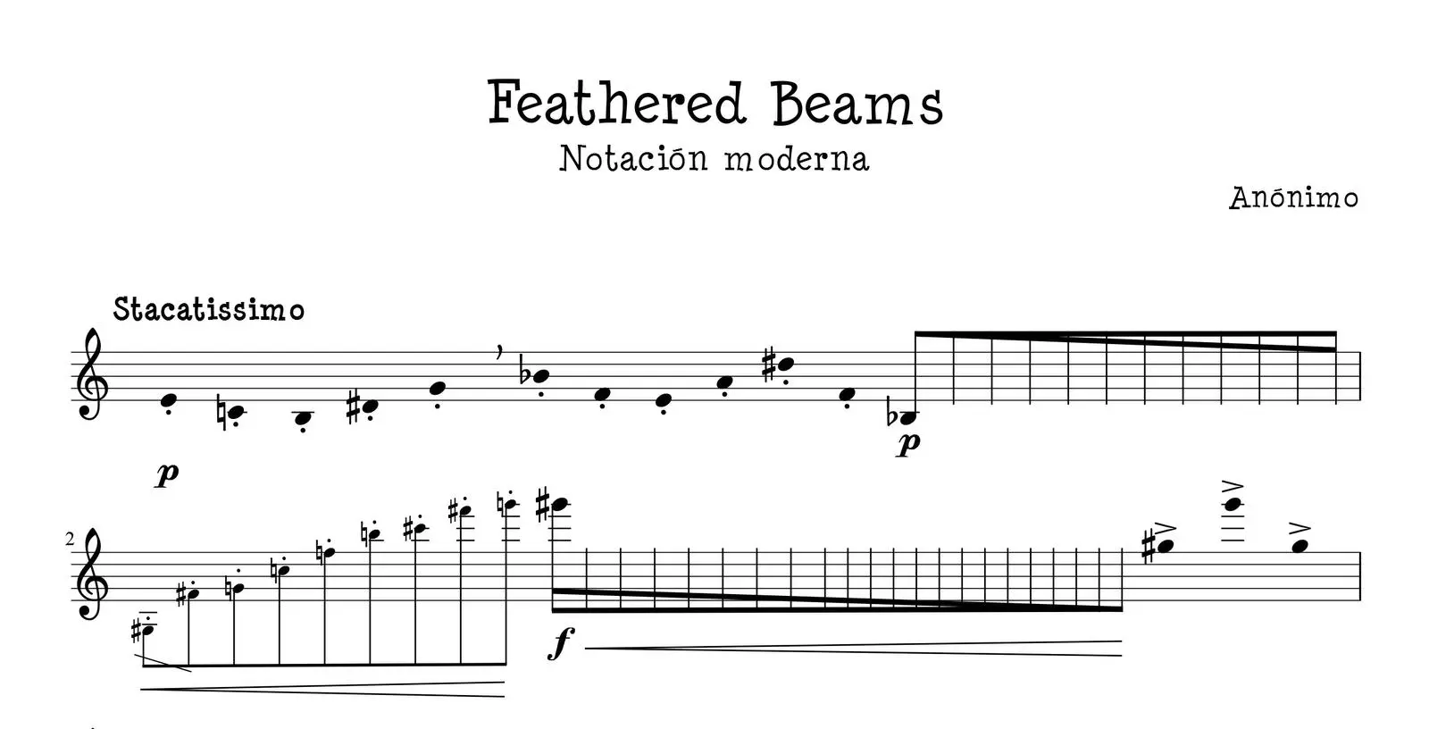 como pasar de la notacion grafica a partitura - Cómo escribir una partitura gráfica