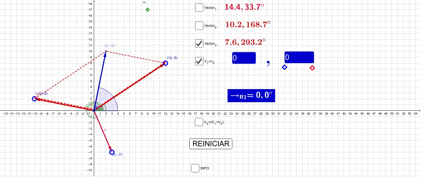 calculadora grafica de vectores online - Cómo graficar vectores en Desmos 3D