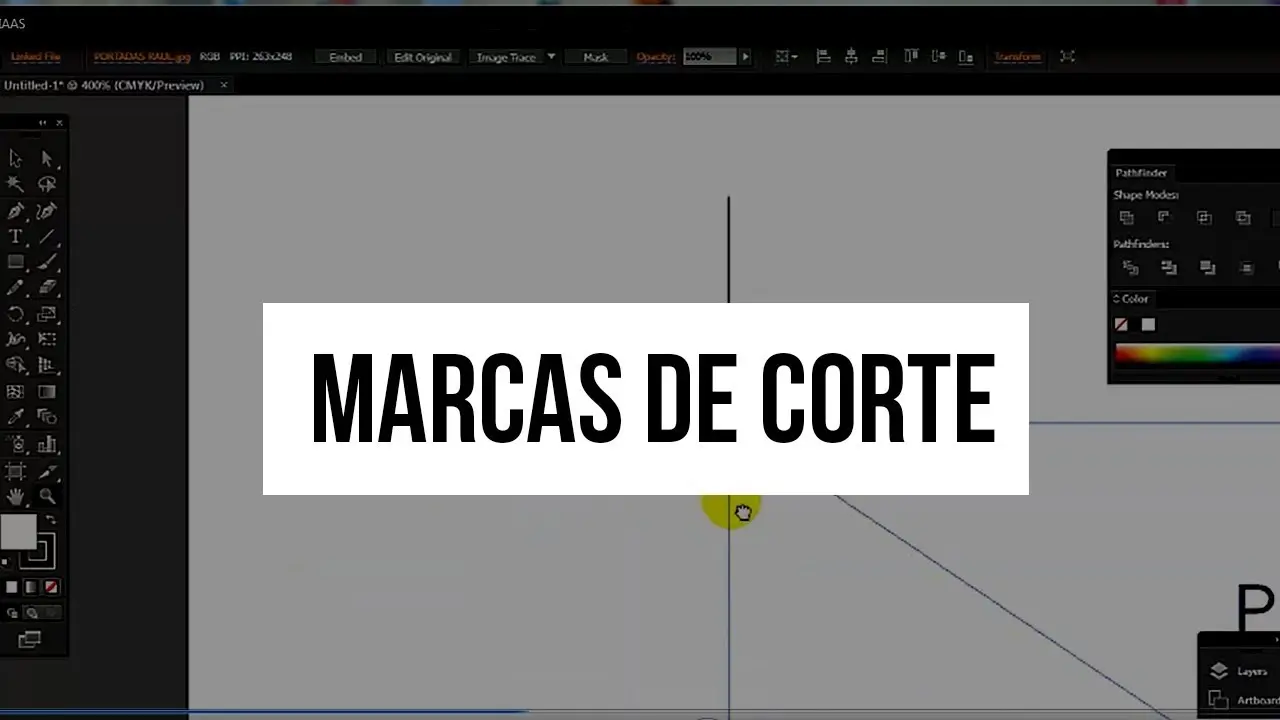 como poner marcas de registro en illustrator para imprenta - Cómo hacer líneas de impresión en Illustrator