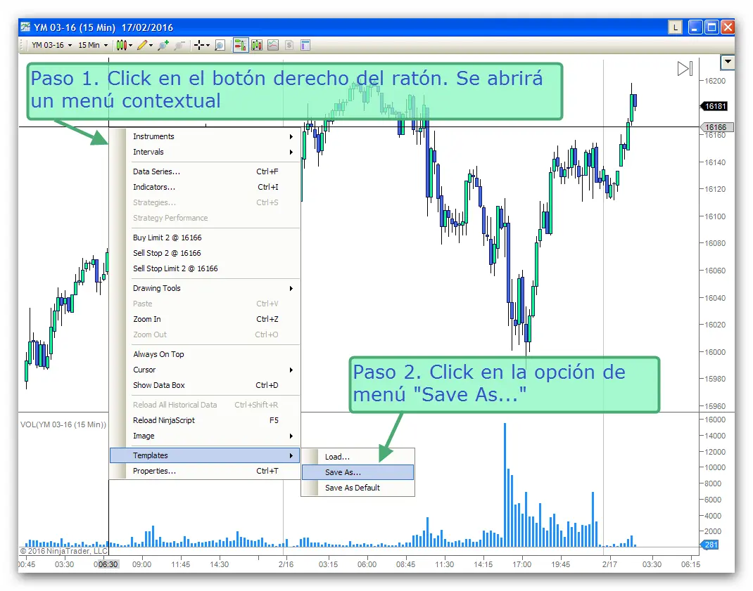 como recuperar grafica en ninja tradeing - Cómo hacer un backup en NinjaTrader 8