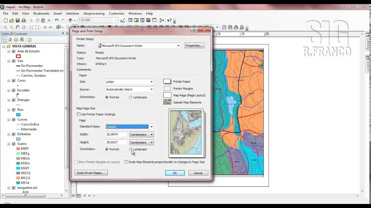 como insertar escala grafica en arcgis - Cómo hacer una escala gráfica en ArcGIS