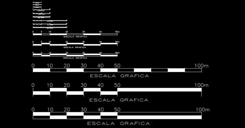 como dibujar escala grafica autocad - Cómo hacer una escala gráfica en AutoCAD