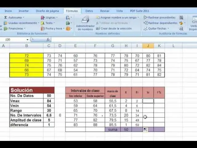 grafica de distribucion de frecuencias en excel - Cómo hacer una gráfica de distribución de frecuencias