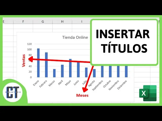 como agregar titulo en grafica de excel - Cómo insertar títulos y leyendas en gráficos de Excel