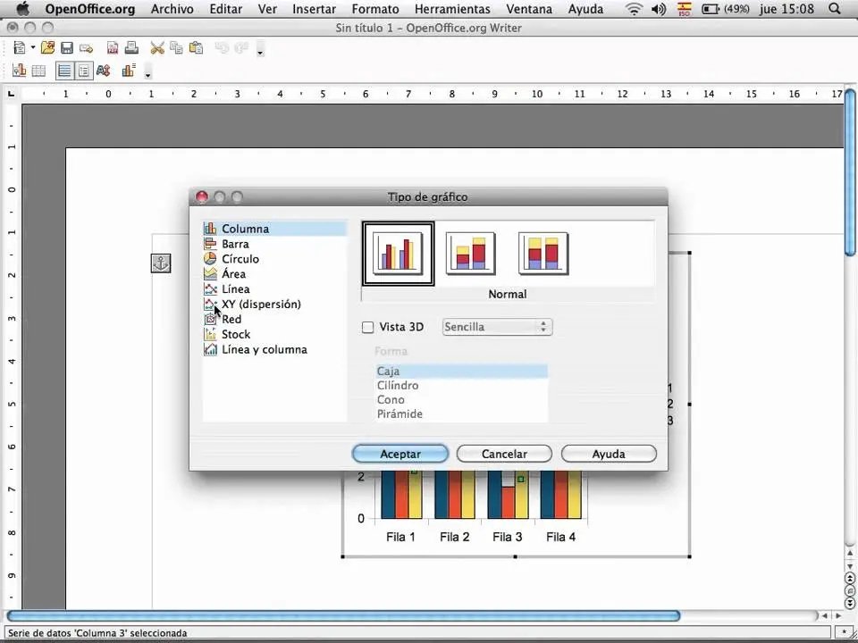 como hacer una grafica en libreoffice writer - Cómo insertar una gráfica en LibreOffice Writer