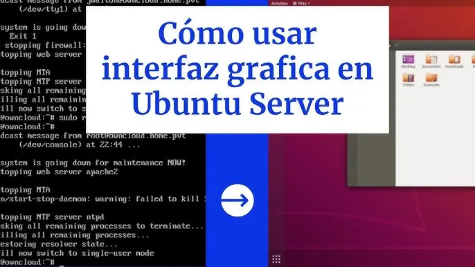 como levantar interfaz grafica servidor ubuntu - Cómo instalar GUI en Ubuntu Server