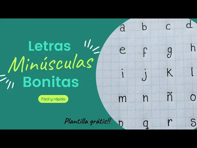 como tener linda letra imprenta minuscula - Cómo mejorar la letra y hacerla bonita