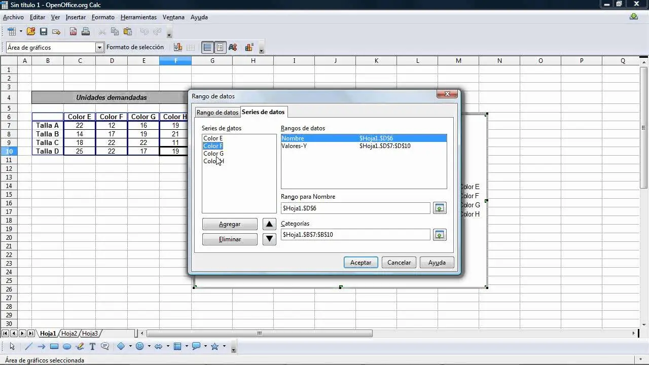 como cambiar el rango de una grafica en excel - Cómo modificar el rango de una gráfica