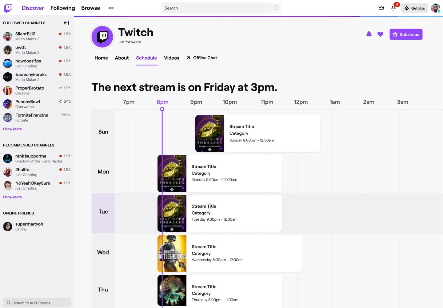 como crear la parte grafica de un twitch - Cómo organizar mi canal de Twitch