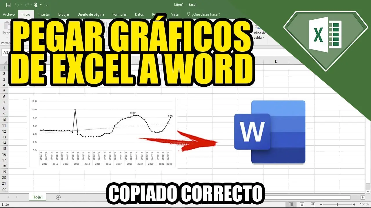 como pasar una grafica de excel a word - Cómo pasar un archivo de Excel a Word sin perder formato