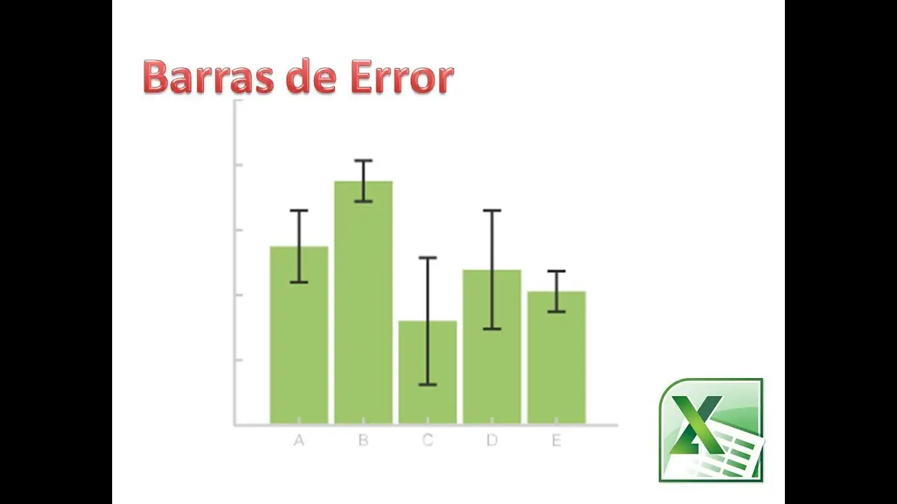 añadir error grafica excel - Cómo poner barras de error en Sheets