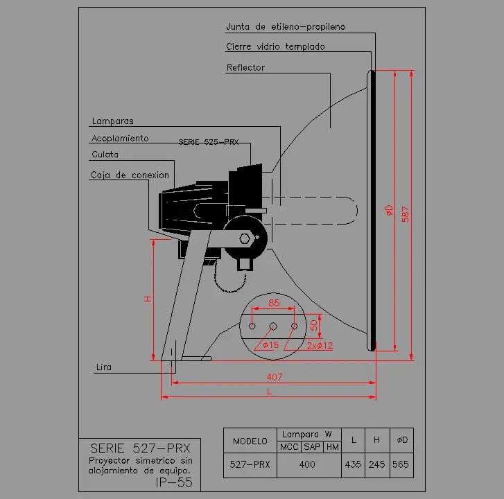 commo se grafica un reflector de led autocad - Cómo poner focos en AutoCAD