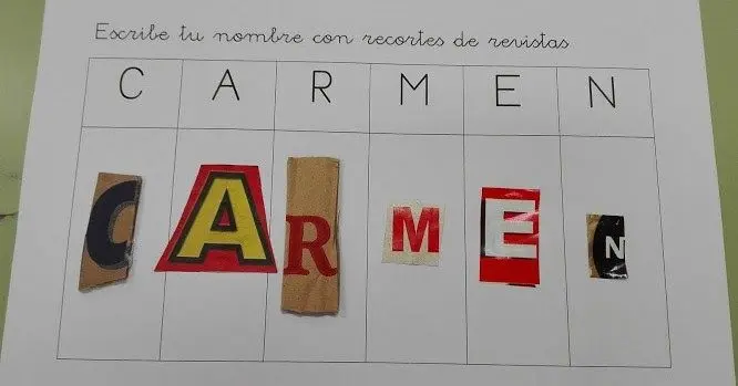 apoyatura grafica para trabajar el nombre - Cómo puedo trabajar mi nombre en preescolar