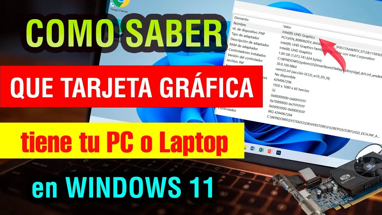 como saber que controladora grafica tiene mi notebook - Cómo puedo ver la versión de los controladores de mi gráfica