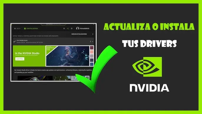 actualizar tarjeta grafica nvidia geforce - Cómo saber si mi driver NVIDIA está actualizado