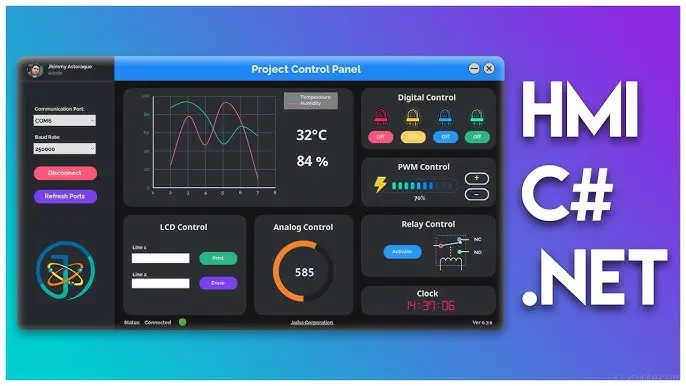 arduino interfaz grafica - Cómo se comunican la interfaz gráfica y Arduino