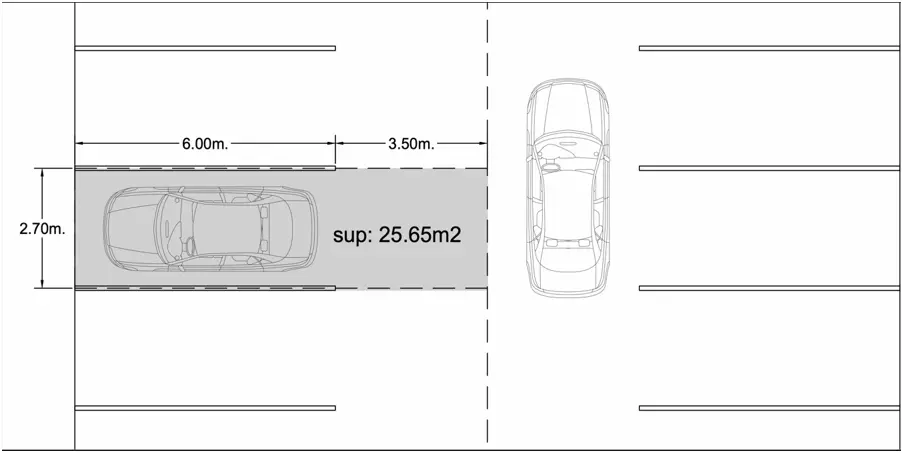 como se grafica un estacionamiento - Cómo se describe un estacionamiento