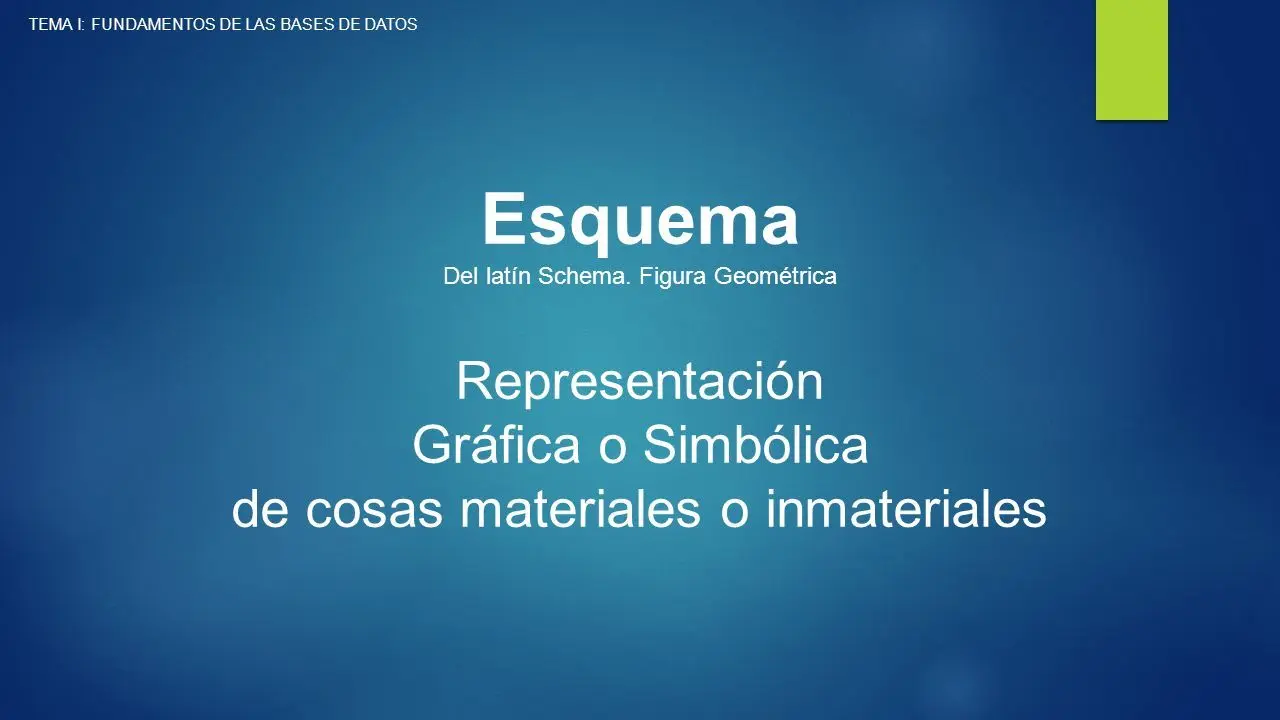 representacion grafica o simbolica de cosas materiales o inmateriales - Cómo se escriben esquemas