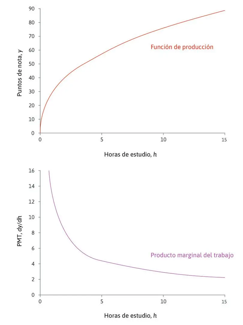 grafica de producto marginal - Cómo se interpreta el producto marginal