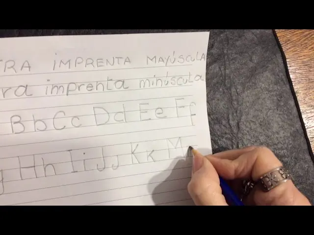 como se escribe anillo en imprenta minuscula - Cómo se le dice anillo