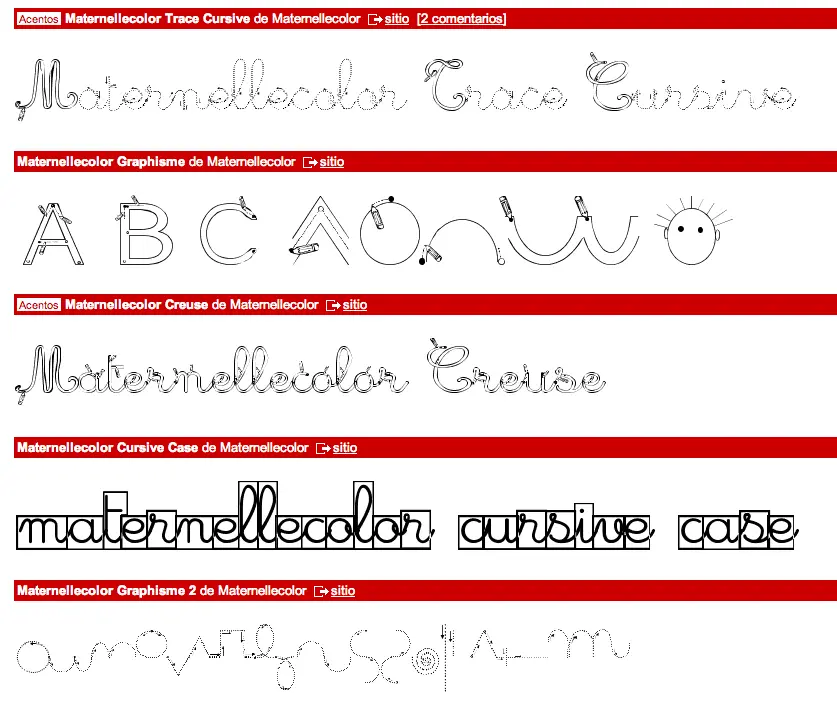 descargar letra punteada imprenta minuscula - Cómo se llama la fuente de letras escolares