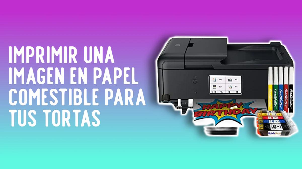 imprenta de papel comestible - Cómo se llama la impresión comestible