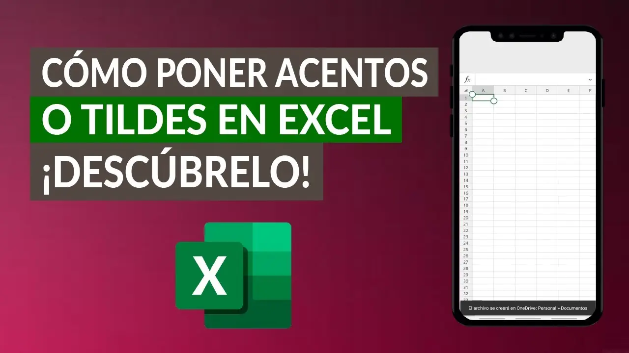 como se pone el acento en imprenta mayuscula en excell - Cómo se pone el acento en Excel