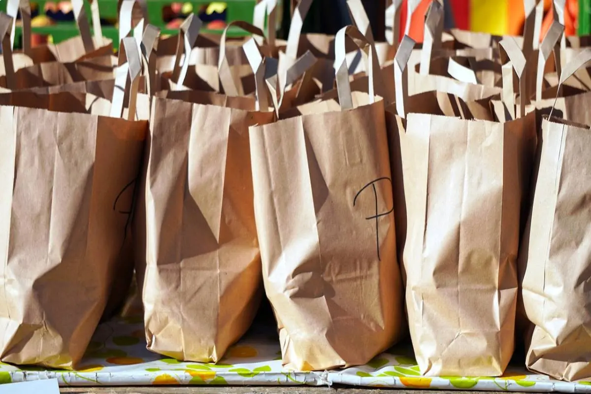 bolsitas de papel hacen en una grafica - Cómo se produce una bolsa de papel