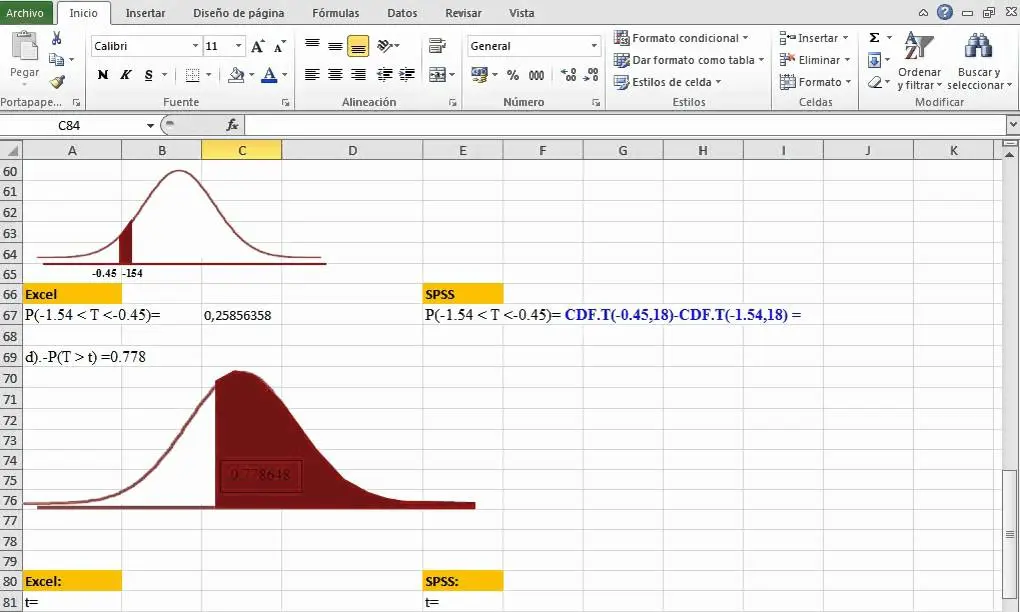 como hacer grafica t student en excel - Cómo se saca t en Excel