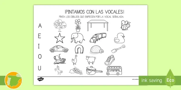 actividades con vocales imprenta preescolar - Cómo trabajar con las vocales en preescolar