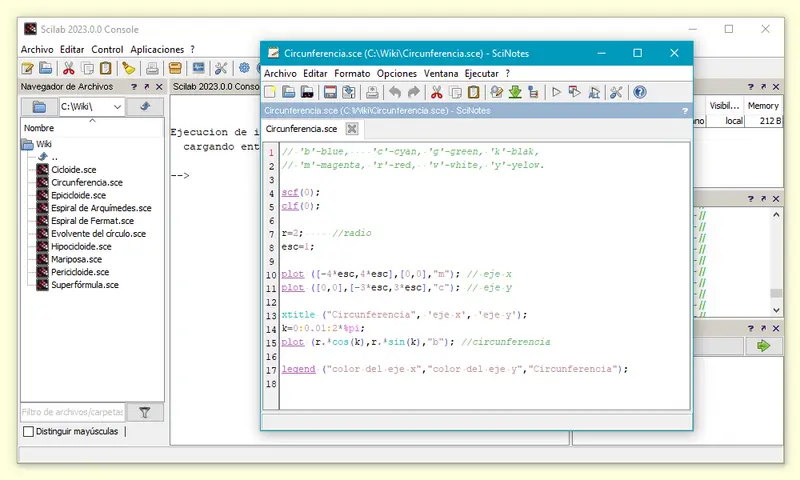 como rotar grafica en scilab - Cuál es el comando de Scilab para gráficos 2D