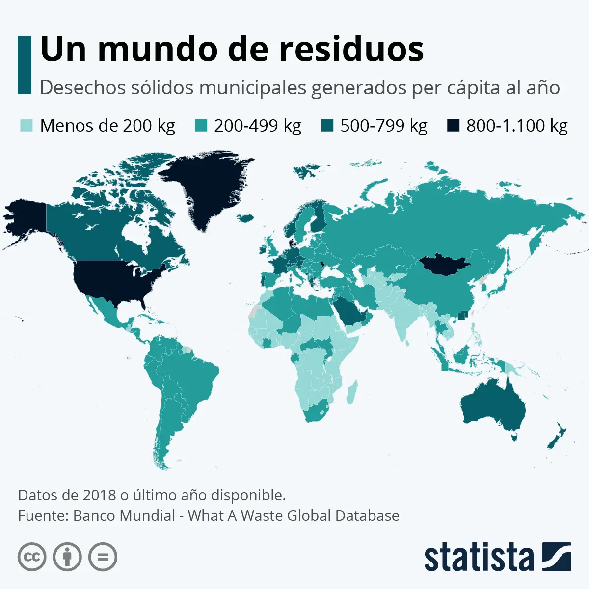 basura en las calles del mundo tabla grafica - Cuál es el lugar con más basura del mundo